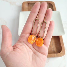 Load image into Gallery viewer, Mila Earrings - Tangerine Orange
