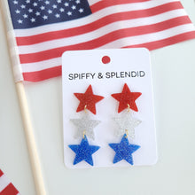 Load image into Gallery viewer, Star Spangled Dangles - Sparkle