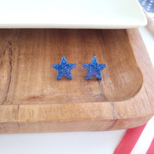 Load image into Gallery viewer, Liberty Star Studs - Blue