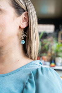Maisy Earrings - Mint