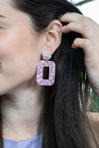 Margot Earrings - Bubblegum Pink