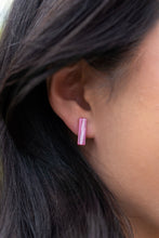 Load image into Gallery viewer, Bella Bar Studs - Rose Pink