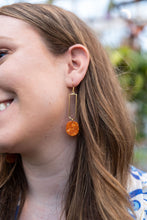 Load image into Gallery viewer, Mila Earrings - Tangerine Orange