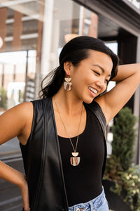 Harper Necklace - Mocha Shimmer