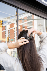 Carly Hair Claw - Black Dot