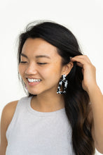 Load image into Gallery viewer, Avery Earrings - Black &amp; White