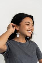 Load image into Gallery viewer, Wren Earrings - Grey &amp; Silver

